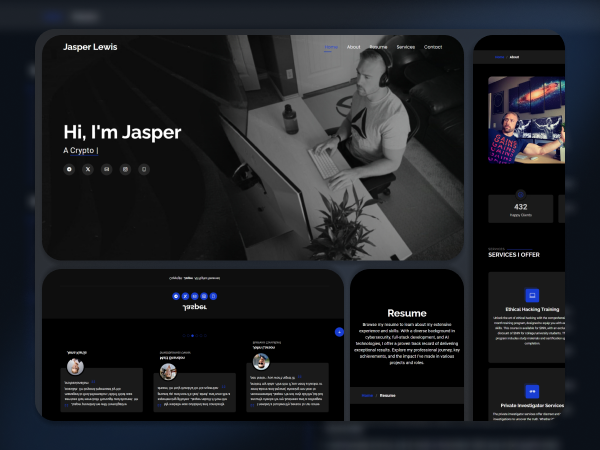 Jasper Lewis Portfolio Website